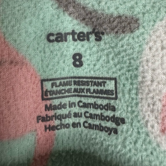 Carter's One Piece Pajamas. Size: 8 years old - Picture 3 of 4